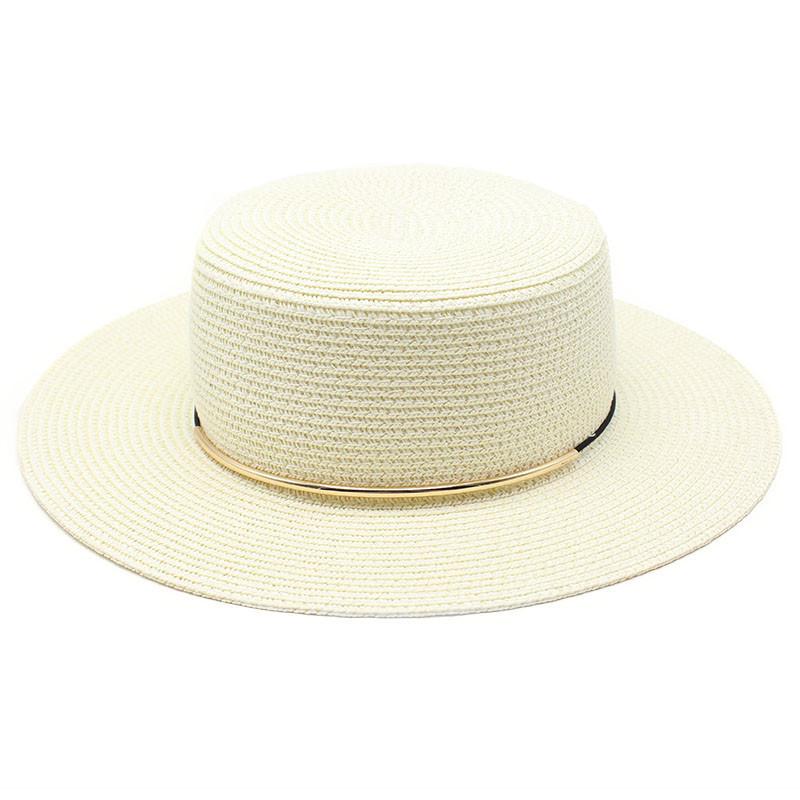 Classic Irish Straw Hat With Wide Brim For Summer Sun Protection And Breathability