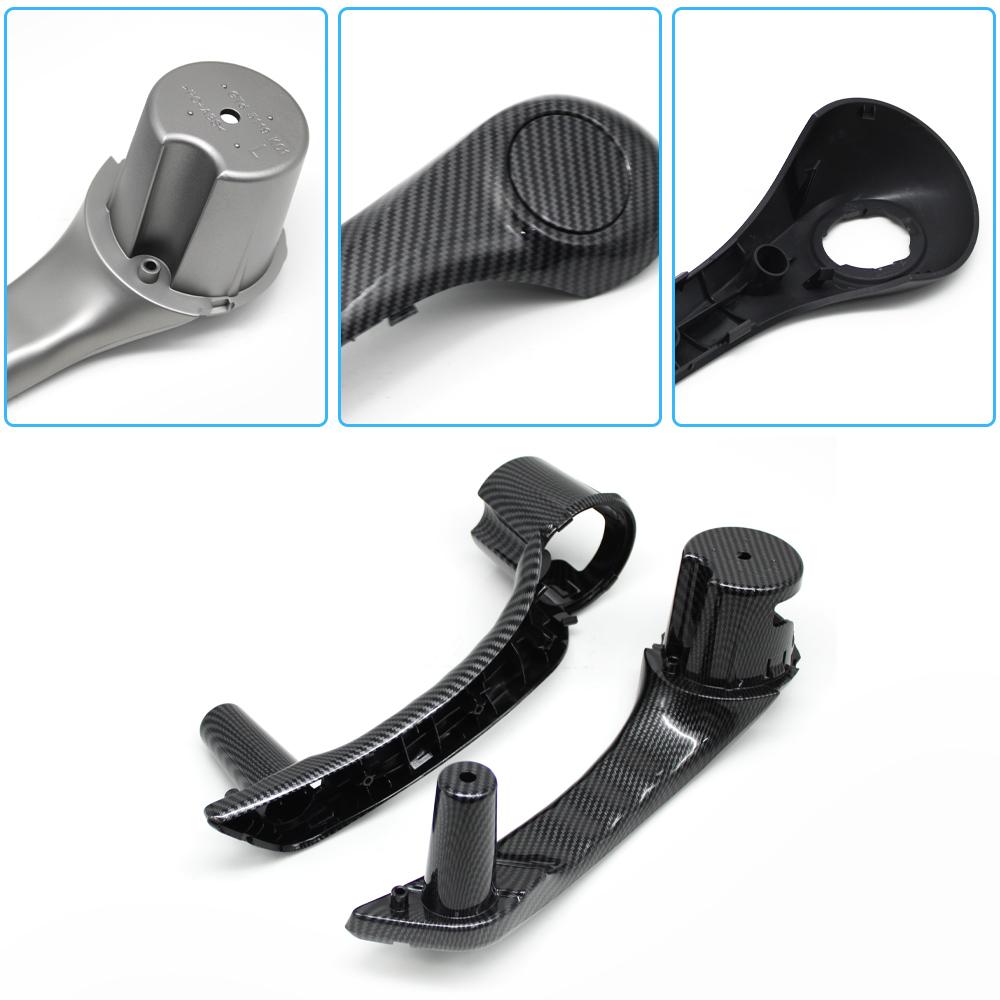 2PCS LHD Car Interior Door Front Left Right Pull Grab Inner Handle Outer Cover For Renault Koleos I 2008-2016