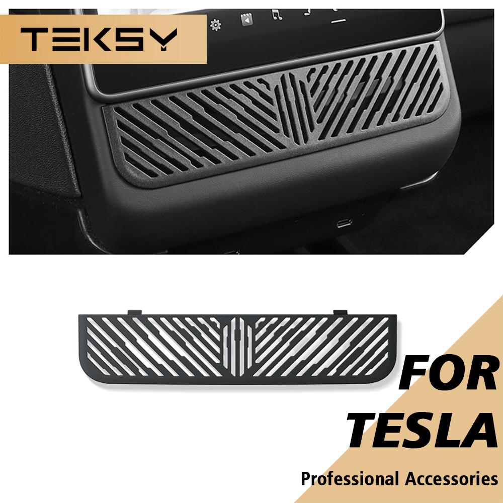 Interior Accessories AC Vent Cover For Tesla New Model Y L YL Juniper 3 Highland 2026 Long Wheelbase LWB Rear Air Outlet Grille