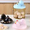 Vintage Wire Egg Storage Basket Chicken Shape Fruit Organizer For Kitchen Organization Fruit Basket