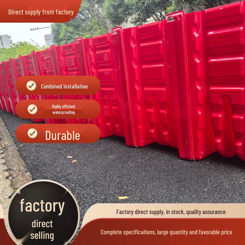 Thickened Modular Flood Control Barrier for Home and Basement Waterproofing