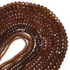 3 4 6 8 10mm Deep Brown Faceted Crystal Beads Glass Beads Loose Spacer Bead For Jewelry Making DIY Bracelet Necklace Accessories