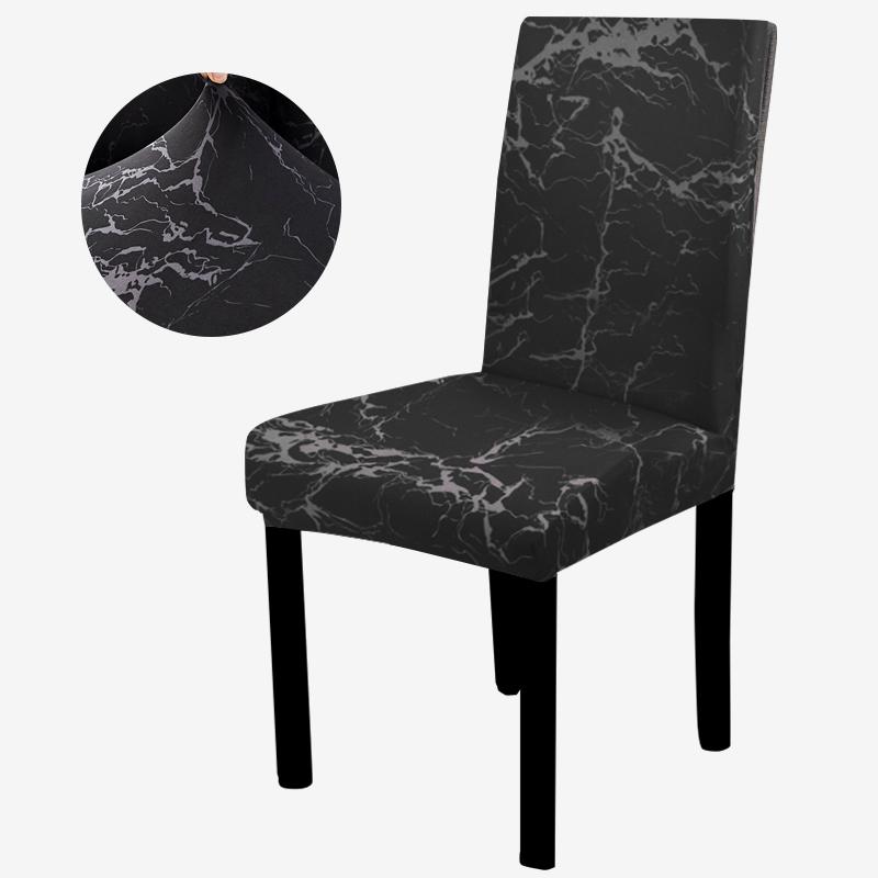Dining Chair Cover Elastic Seat Slipcover Stretch Chair Covers For Wedding El Banquet Dining Room Office Anti-Dirty Removable
