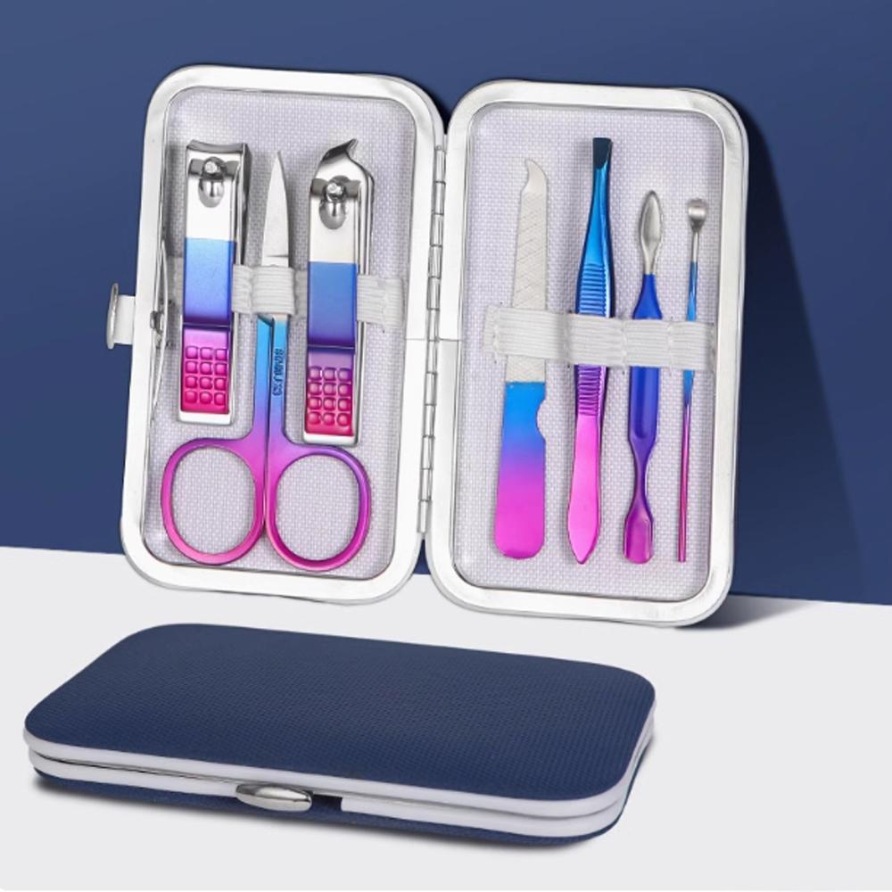 

Набор для маникюра Кусачки для ногтей Профессиональный набор для маникюра и педикюра Кусачки для ногтей из нержавеющей стали Набор для ухода Инструменты для личной гигиены с