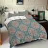 Bohemian Style 3D Printed Quilt Cover Set Datura Flower Exotic Style Bedding Set Luxury Soft Comfortable Polyester Duvet Cover