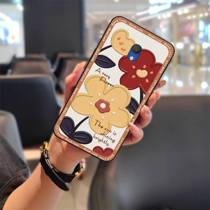 Alcatel Silicone Phone Case: Solid Color, Anime Design, Luxury Style, Heat Dissipation, Full Coverage.