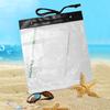 2pcs Multifunctional Waterproof Stationery Transparent Pen Bag Storage Map Holder