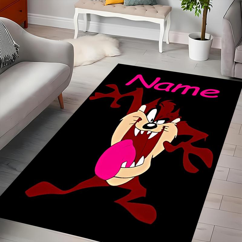Custom personalization Taz-Mania Area Rug - Perfect For Kitchen, Bathroom,Laundry Room Decor Large Size Available,Gift All Seasons