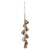 Worn Cowbell Christmas Bell Metal Vintage Bell Decoration Pendant Holiday Decoration Atmosphere Bell (1pc)