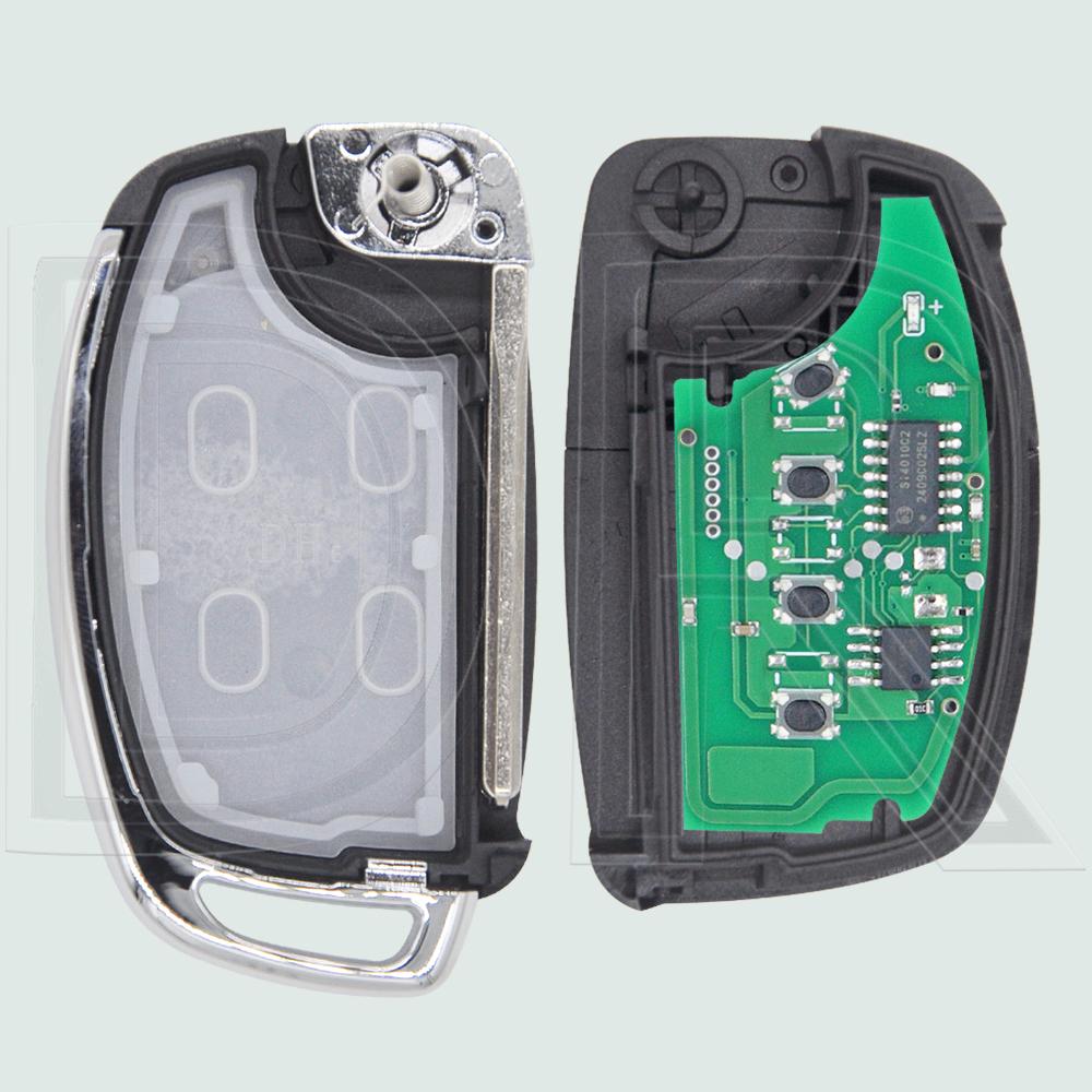 DR 95430-R1100 4A PCF7939MA Chip 433MHz FSK SY5AERGE04 Car Remote Key Fob For Hyundai HB20 2019 2020 2021 2022