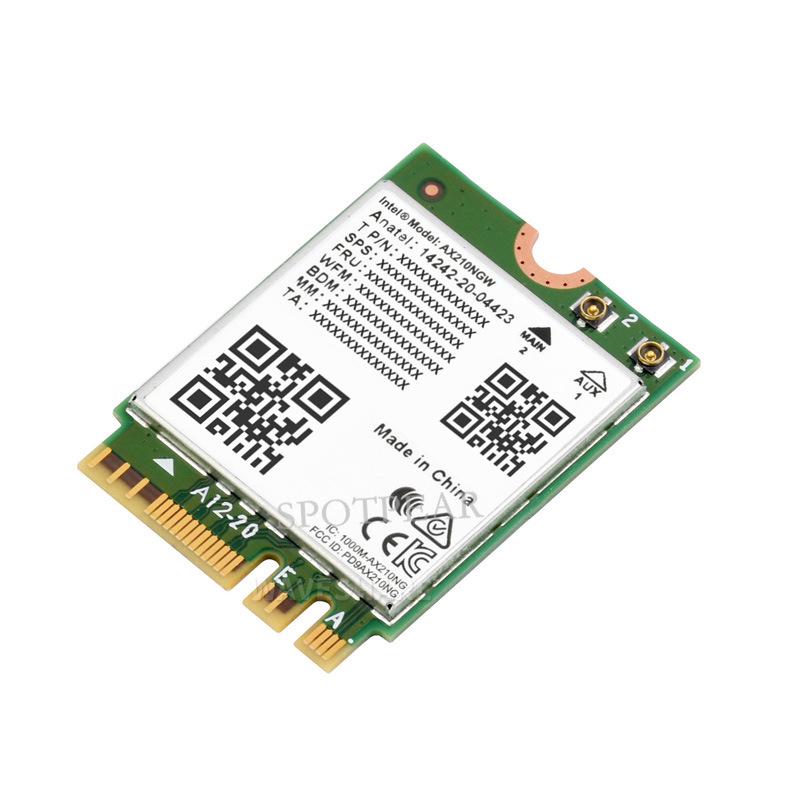 Módulo Intel AX210 Tri-Band Gigabit WiFi 6 com Bluetooth 5.2