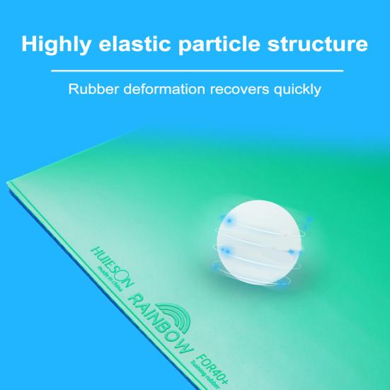 Table Tennis Racket Rubber Glue Flexible Wear Resistant Hard Sponge Ping-Pong Bat Whole Sheet Replacement Rubber Sports Supplies