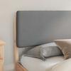 Bed Frame with Upholstered Headboard Light Grey 180 x 200 cm