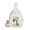 Borsello petto stampato Anime Cartoon K-Pop Demon Hunters Kawaii per Ragazzo Ragazza Borsa a spalla Studente Borsa a tracolla portatile Borsa petto di Natale Regalo per bambino