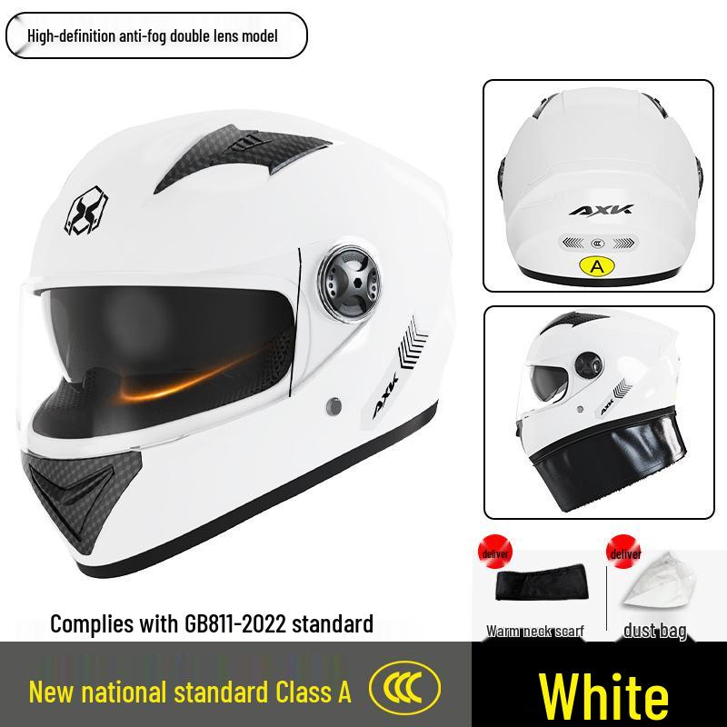 A1 National Standard Motorcycle Helmet Men's & Women's, All-Season, 3C Certified Safety Helmet.