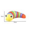 Novelty Flexible Fingertip Sensory Emulation Worm Toy Children Antistress Squirming Slug Gift Decompression Cute Rainbow Slug