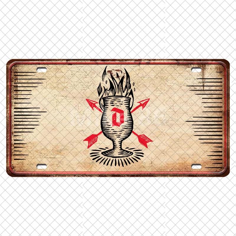 [ Mike86 ] Orval  Duvel Belgian Beer  Wine Painting Tin Poster Metal Sign Decoration DC-21 15*30 CM Home Decor