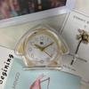 With Light Desktop Mute Clock House Shape Student Alarm Clock Cartoon House Alarm Clock  Desktop