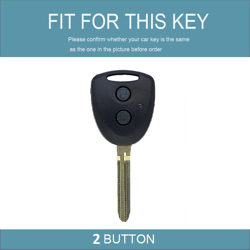 For TOYOTA Avanza Daihatsu Xenia Grand WIGO PERODUA Alza Myvi Axia Perodua Auto Shell Fob 2Buttons Car Remote Key Cover Cap Case