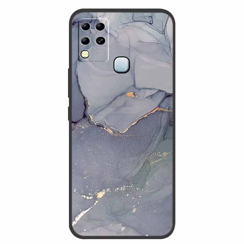 For Infinix Hot 11 G37 Case X689F Marble Silicone Protective TPU Soft Back Cover for Infinix Hot11 G37 128GB Funda Cartoon Coque