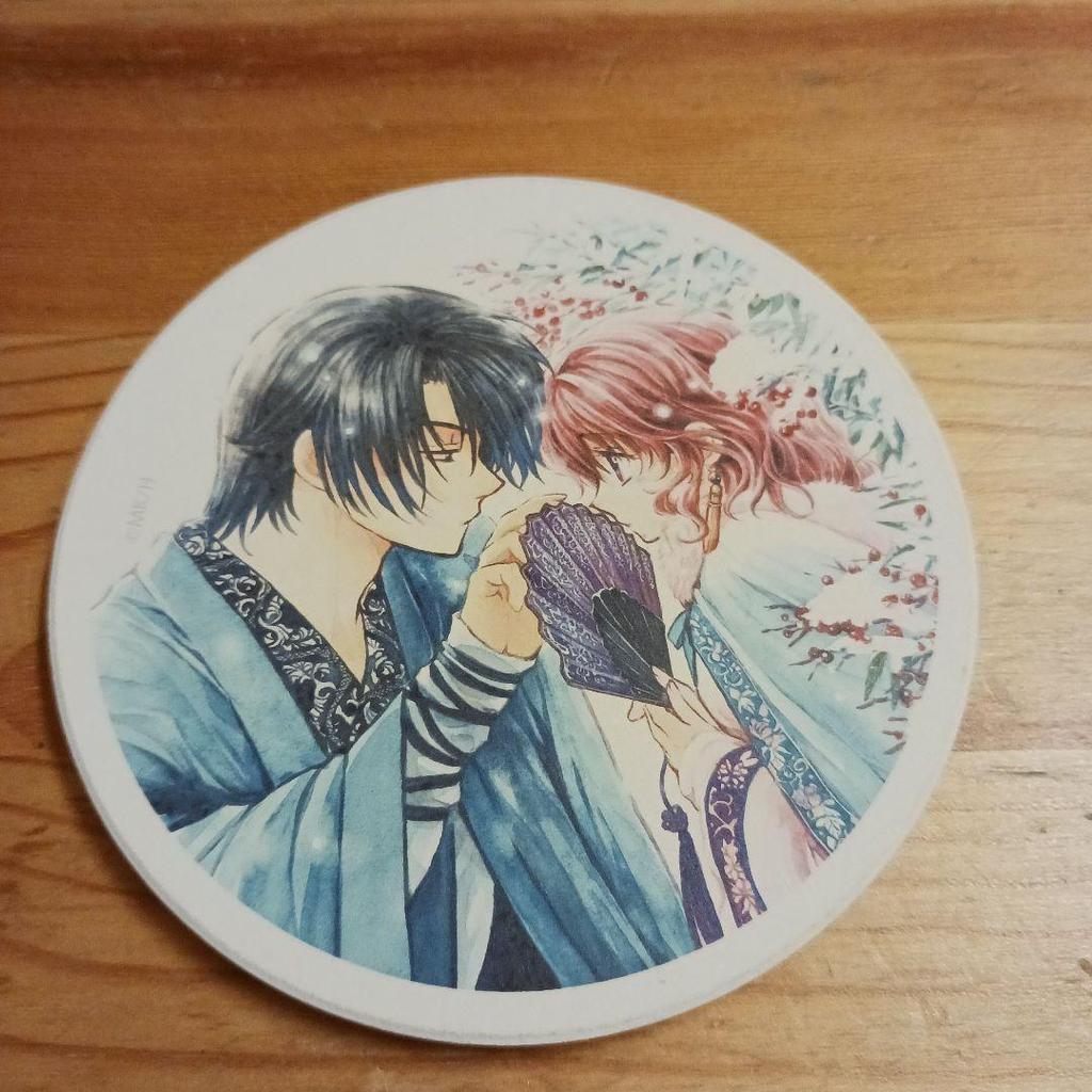 [USED] Akatsuki No Yona Original Art Collection Coaster Can Badge Set