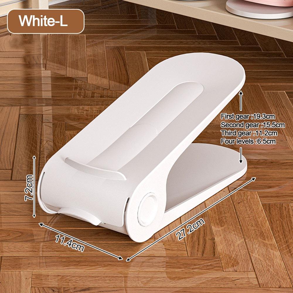 New Adjustable Shoes Rack 4 Gears Space Saving Shoe Slots Organizer Orderly Organization Shoes Organizer Bed Bottom
