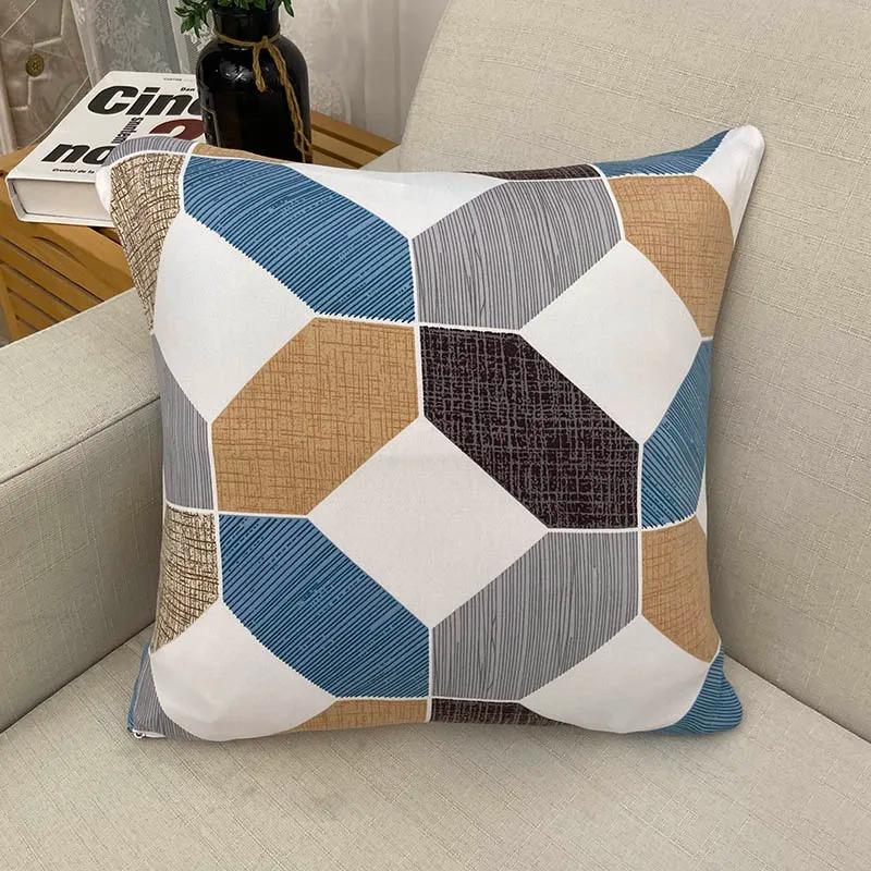 Nordic style multiple pattern types polyester cushion cover 45x45 cm room bedroom sofa pillow cover