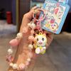 Doraemon Keychain String Beaded Cartoon Girl Exquisite Bag Pendant Cute Trinket