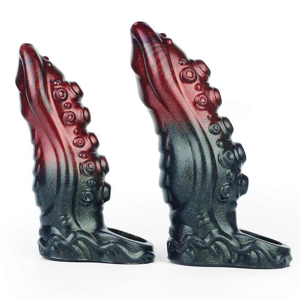 Adult Sex Toy Silicone Penis Sleeve Lengthen Condom Enlarger Strap On Realistic Dildo for Men Women