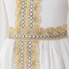 Middle Eastern Embroidered Long Sleeve Muslim Evening Gown for Festivals