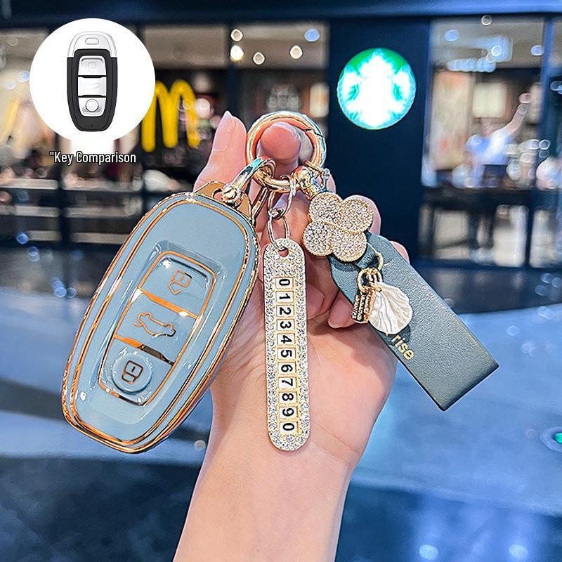 High-End Personalized Protective Shell for FAW Hongqi H7 Key - Stylish Unisex Design