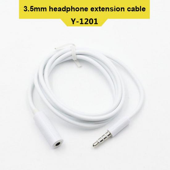 Earphone Extension Cable Signal Transfer Plug Stereo Audio Play 3.5mm Male to Female