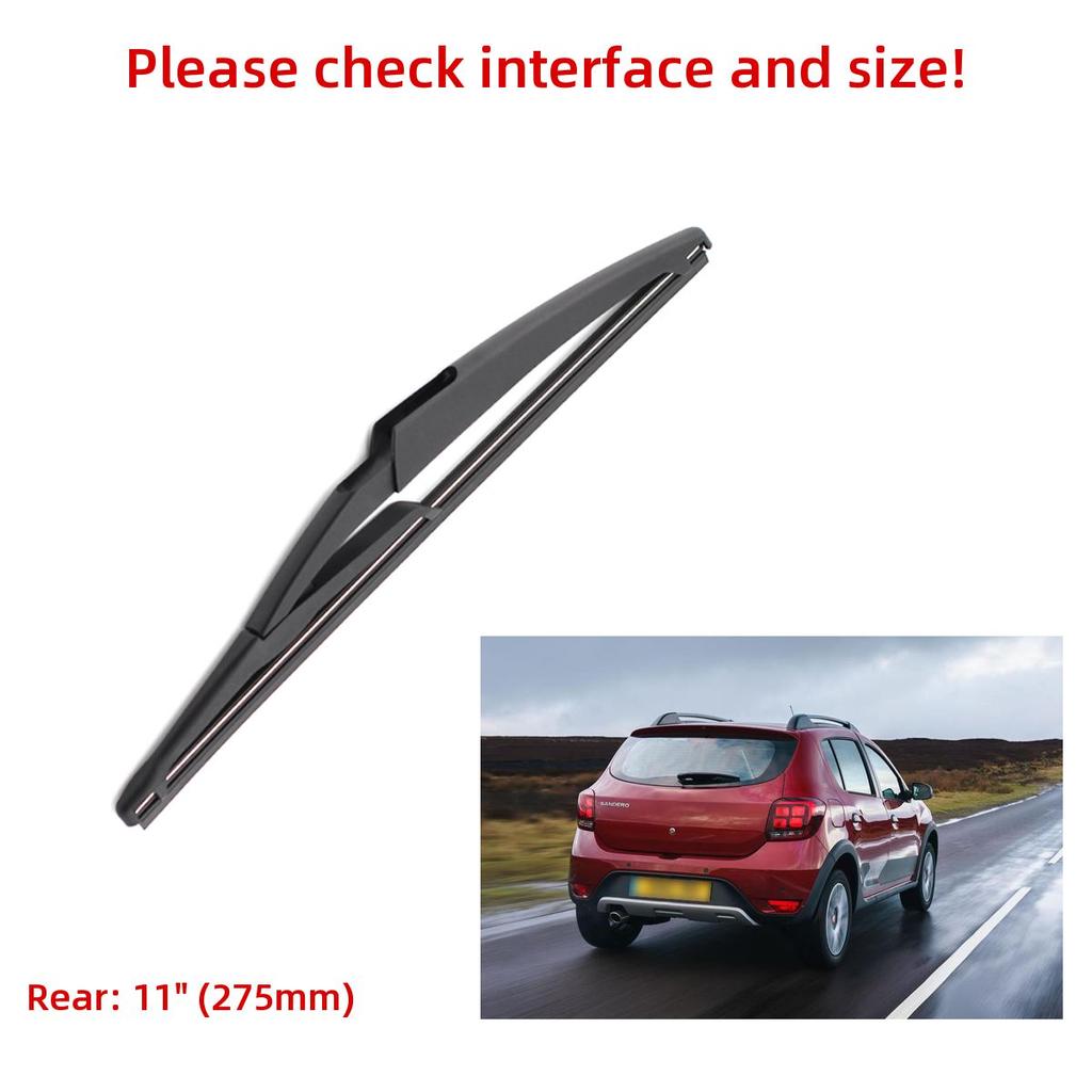 3BUC Lame de stergator pentru Dacia / Renault Sandero MK2 2012-2015 22" 20" 11" Fit Parbriz Fata Parbriz Geam Perii Cutter Accesorii 2013 2014