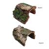 Tank Hideout Aquarium Tank Decoration Decor Landscape Decoration Resin Hollow Log for Amphibians Reptile Betta