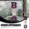 Halloween Wood Hanging Sign Decor BOO Door Sign Indoor Outdoor Family Decorations Lightweight Craftsmanship