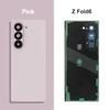 Per Samsung Z Fold5 Fold6 5G Cover Batteria in Vetro Pannello Alloggiamento Posteriore Parti Lente Fotocamera Per Z Fold 5 6 Cover Batteria