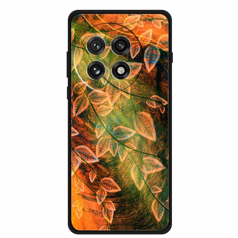 Hoesje Voor OnePlus 13R 13 R Schokbestendige Bumper Luxe Bloemenprint Zachte Siliconen Cover Voor OnePlus13R 5G Bumper 1+ 13R Telefoon Funda