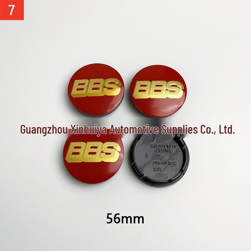 Logo na środek felgi BBS Modified do rozmiarów 56mm, 60mm, 68mm i 70mm