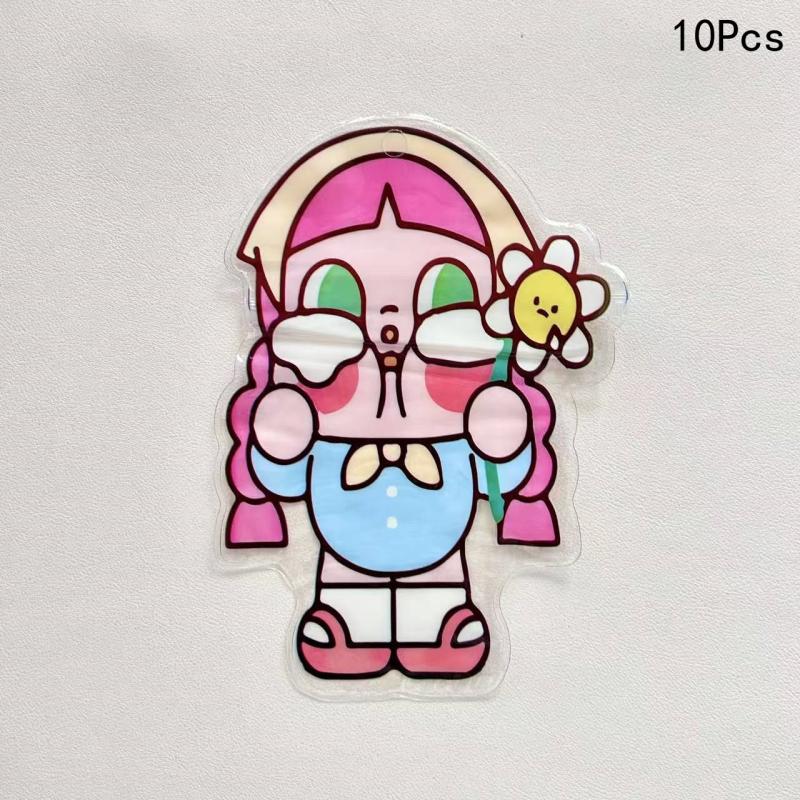 10Pcs Cartoon Crying Baby Ziplock Bag Special-Shaped Packaging Bags Snacks, Biscuits And Candy Storge Bags Thickened Bag