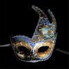 Masquerade Half Face Halloween Masquerade Eyemask Masquerade Costume Accsessory for Women Men Halloween Carnivals Proms