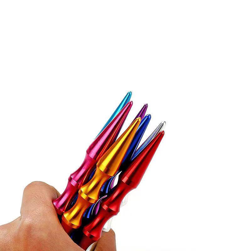 Women's Self-Defense Tactical Pen: Portable, Pen-Shaped Keychain Tool with Window Breaker for Outdoor Safety.