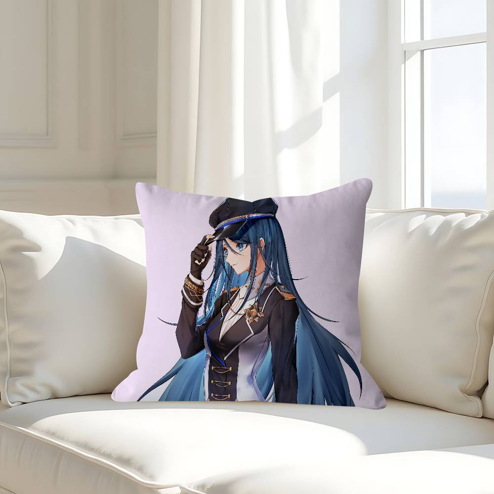 

I-Ichika H-Hoshino Pillow Case Removable Washable Cushion Cover – All-Season Soft Linen 16x16Inch