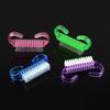 4 Pack Handle Grip Nail Brush for Fingernail Hand Cleaning Scrub Brushes Fingernail Cleaner Nails Scrubber Brushes for Toes Fingernails Women and Men
