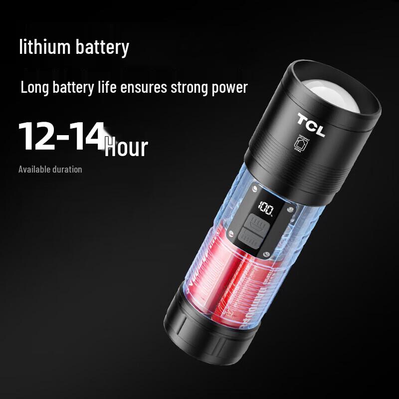 TCL TD100 High-Power Rechargeable LED Flashlight