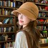 Spring and autumn sunshade sunscreen versatile big head circumference bucket hat women