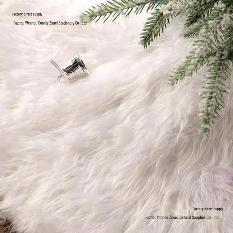 Белая юбка для рождественской елки: Праздничный коврик и композиция из украшений