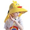 Kid Hat Summer Cap Sun Thin Breathable Large Brim Fisherman Hat Children UV Protection Going Out Beach Sun Caps