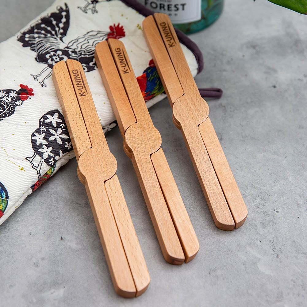 Pot Holder Folding Wooden Compact Outdoor K-UNING One-Touch