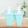 Formine per Gelato Verdi Stampo in Silicone Strumenti per Gelato Fai da Te per Estate Calda 4 Griglie