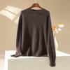 New Autumn-winter Women's Round-neck Pullover Sweater in Candy Colors, Soft and Cozy Inner Layer Top